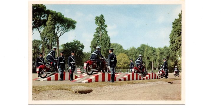 Moto Guzzi Falcone Turismo Festa della Polizia 1959